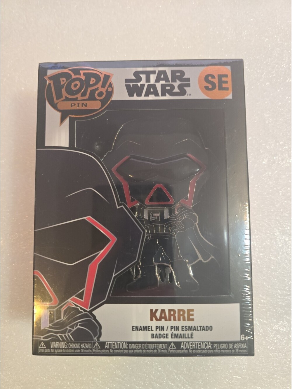 Funko POP! Pins Star Wars [Chase] SE KARRE Enamel Pin Vaulted Sealed